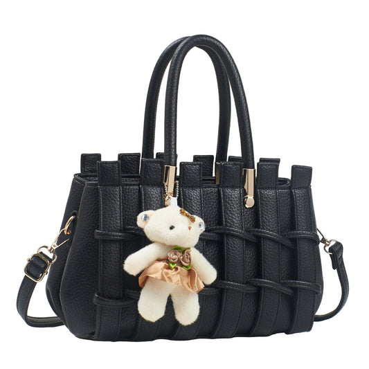 New Anti-scratch Women's Bag Fashion Hand-woven Handbag Shoulder Bag